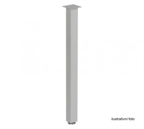 MILADESIGN Rohová noha ST502/955 pro hlavici černá, stříbrná // Mila Desing