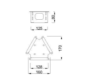 MILADESIGN spojovací hlava G7 ST955/3x120 stříbrná Mila Desing