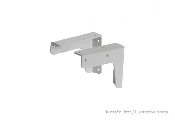 MILADESIGN úhelník pro úchyt stolního paravanu LN 3801 bílý Mila Design