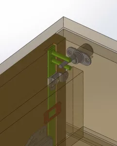 StrongLocks Zámek centrální tyč 800mm 4 zásuvky