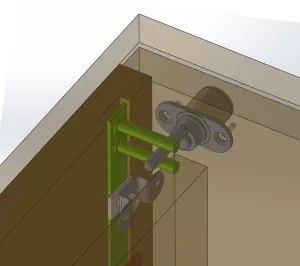 StrongLocks Zámek centrální tyč 800mm 4 zásuvky