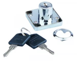 StrongLocks Zásuvkový zámek stejné kombinace + kovový protikus chrom