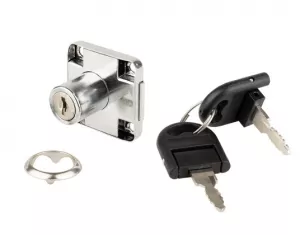 StrongLocks Zásuvkový zámek zalamovací klíč různé kombinace+kov. protikus chrom
