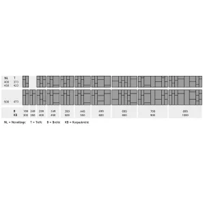 HETTICH 9183327 ArciTech OrgaTray 270, 350/500 mm antracit