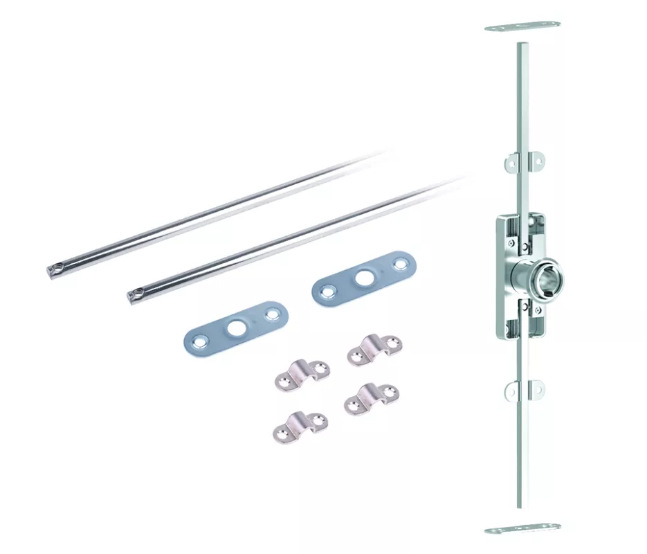 K-StrongLocks Zámek rozvorový pro vyměnitelnou vložku+tyče 1200mm pravý Strong
