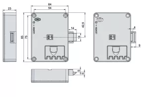 LEHMANN Elektronický zámek s klávesnicí M410 TA3 nikl matný
