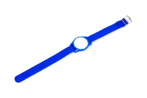 LEHMANN Nylonový náramek (hodinky) s čipem pro zámky RFID Mifare® lock modrý