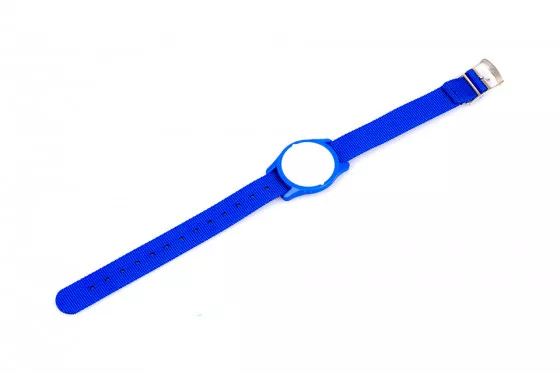 LEHMANN Nylonový náramek (hodinky) s čipem pro zámky RFID Mifare® lock modrý