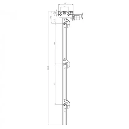 LEHMANN Tyč SVS ELEVON Typ 6 (0+3 výška 483 mm)