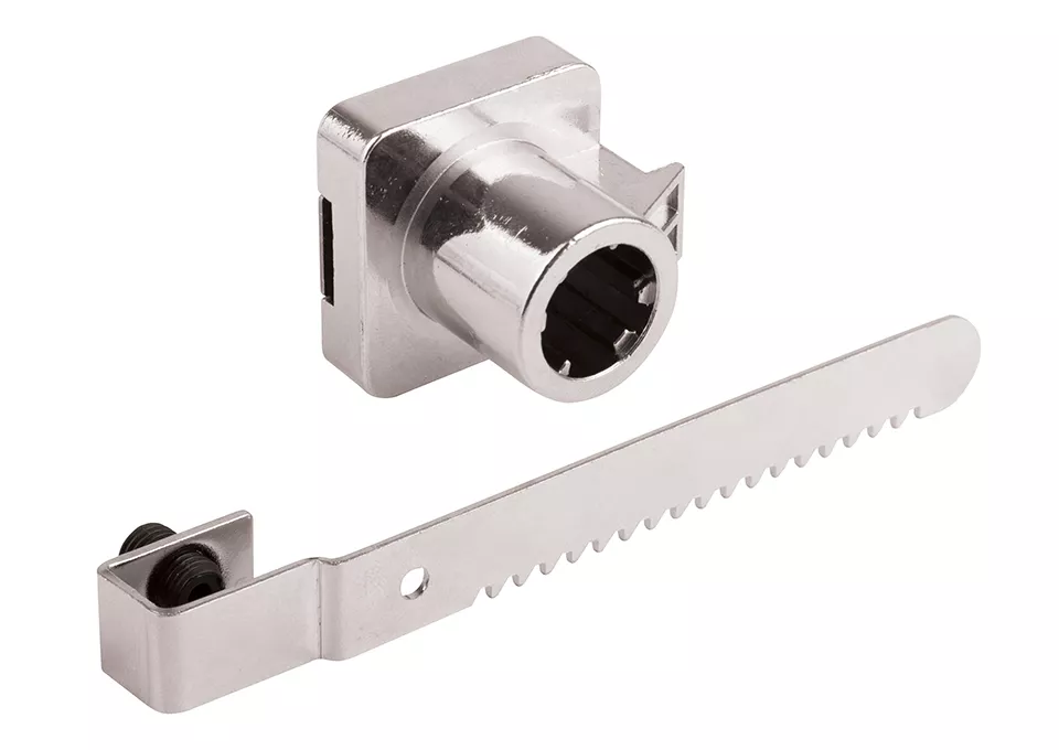 StrongLocks Zámek na posuvná skleněná dvířka pro vyměnitelnou vložku pravý Strong