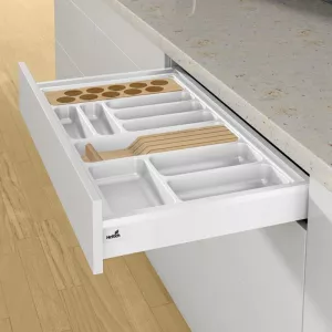 HETTICH Příborník OrgaTray 440, 175-200 * 1091-1150/441-520mm, bílá //