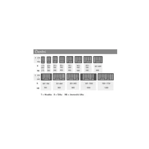 HETTICH Příborník OrgaTray 440, 175-200 * 1100-1200/380-440mm, antracit //