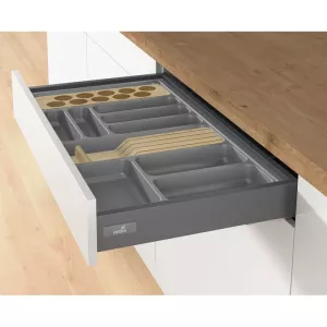 HETTICH Příborník OrgaTray 440, 175-200 * 1100-1200/380-440mm, antracit //