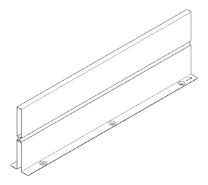 BLUM Z46L420S mezistěna 450 bílá Blum
