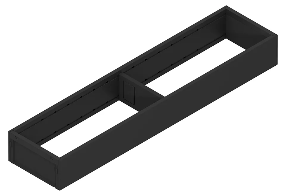 BLUM ZC7S450RS1 Ambia-line rámeček pro LBX/MVX, NL=450/Š=100 karbon černá CS-M Blum