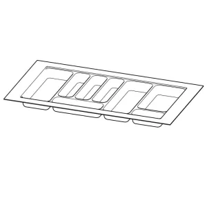 HETTICH Příborník OrgaTray 440, 175-200 * 1091-1150/380-440mm stříbrná // Hettich