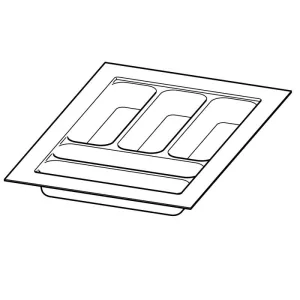 HETTICH Příborník OrgaTray 480, 400-900x470mm, bílá //
