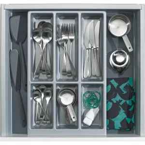 HETTICH 9207222 Příborník OrgaTray 470, 450/550mm, stříbrná Hettich
