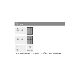 HETTICH 9207241 Příborník OrgaTray 490, 450/470mm, stříbrná