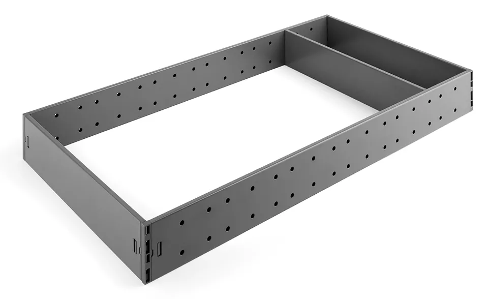 K-StrongMax příborník, základní sada 276/550mm, bez misek, šedá