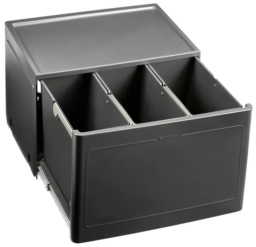 BLANCO 517470 Sorter Select Botton Pro 60/3 Automat výsuv otevřením dvířek 3x13l