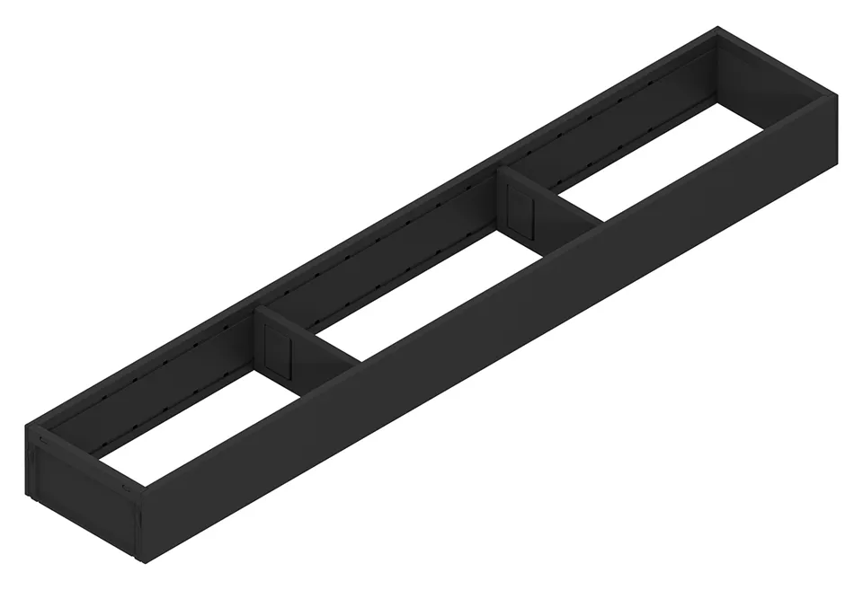 BLUM ZC7S600RS1 Ambia-line rámeček pro LBX/MVX, NL=600/Š=100 karbon černá CS-M Blum