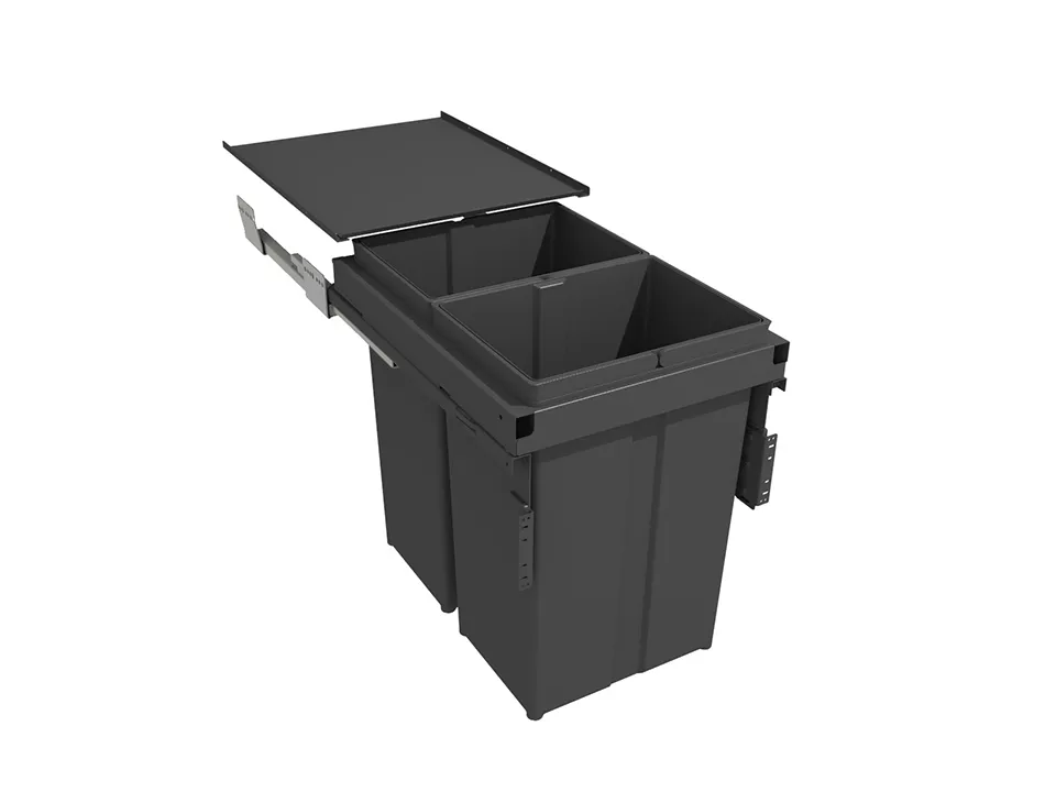 GOLLINUCCI Sorter 580 EVO 400mm včetně výsuvů a víka 2x29l antracit Gollinucci