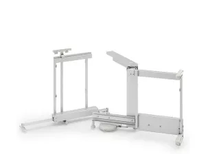 Rám pro rohový mechanismus DYNAMIC CORNER ELLITE včetně tlumení P světle šedá