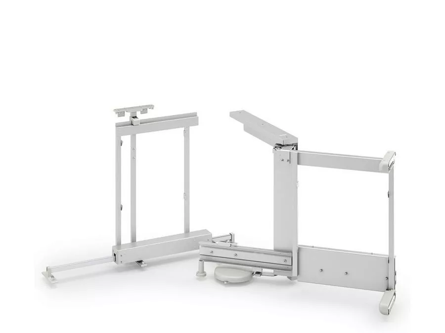 Rám pro rohový mechanismus DYNAMIC CORNER ELLITE včetně tlumení P světle šedá Inoxa