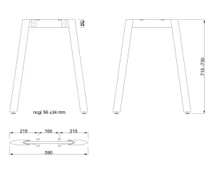 MILADESIGN podnož Mobilar M5406T–M5416T-S stříbrná // Mila Desing