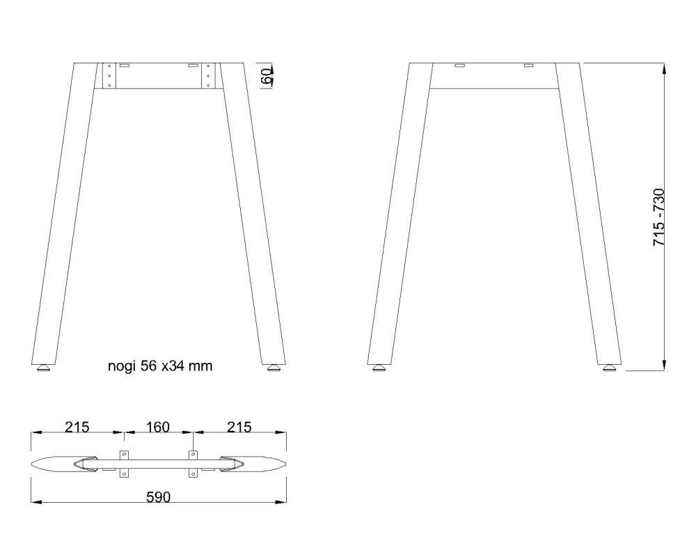 MILADESIGN podnož Mobilar M5406T–M5416T-S stříbrná // Mila Desing