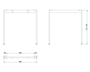 MILADESIGN podnož Mobilar M6206-M6216 stříbrná // Mila Desing