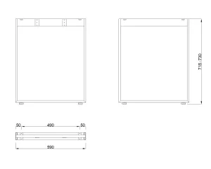 MILADESIGN podnož Mobilar M6206-M6216–Z stříbrná // Mila Desing