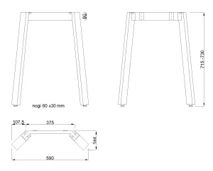 MILADESIGN podnož Mobilar M6306–M6308 SL stříbrná Mila Desing