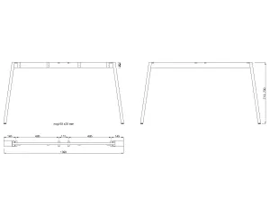 MILADESIGN podnož Mobilar M6306–M6316-S stříbrná // Mila Desing
