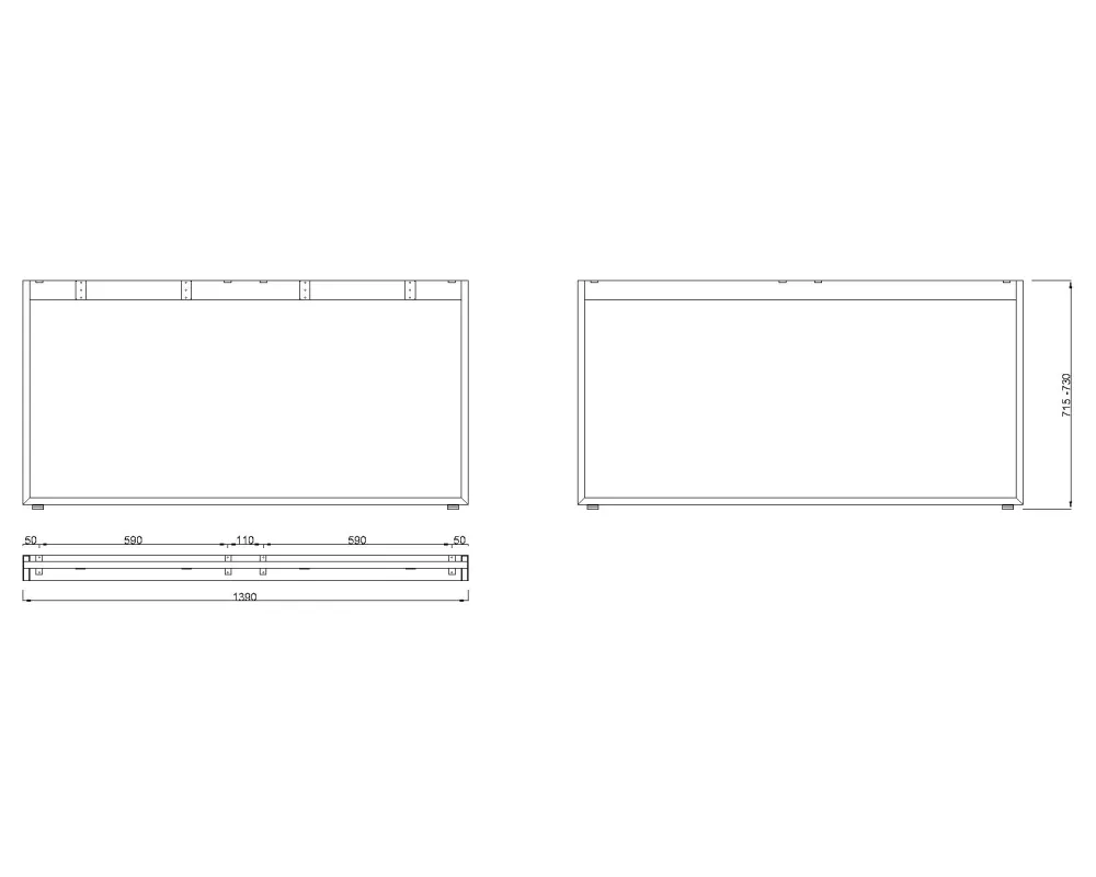 MILADESIGN podnož Mobilar M8206 - M8216-Z stříbrná // - M8214–Z Mila Desing