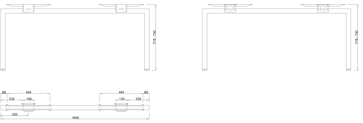 MILADESIGN podnož Quantum Q7306-Q7316 stříbrná // - Q7316 Mila Desing