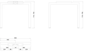 MILADESIGN podnož Quantum Q7506-Q7516 stříbrná // Mila Desing