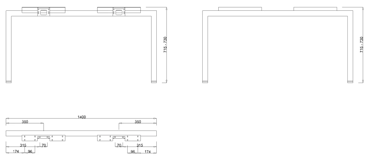 MILADESIGN podnož Quantum Q7506-Q7516 stříbrná // - Q7514 Mila Desing