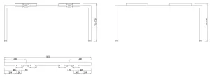 MILADESIGN podnož Quantum Q7506-Q7516 stříbrná // Mila Desing