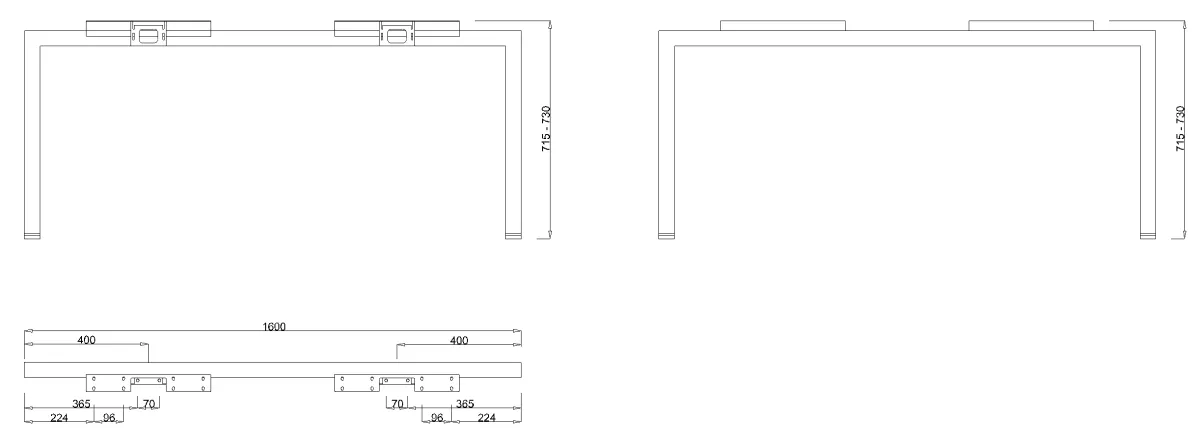 MILADESIGN podnož Quantum Q7506-Q7516 stříbrná // - Q7516 Mila Desing