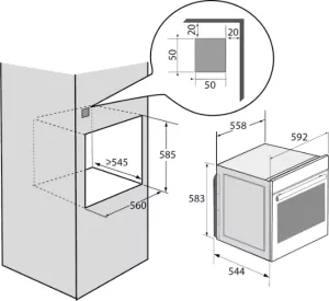 TROUBA Brandt BOH5235W
