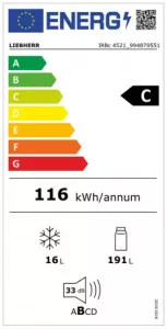 Vestavná chladnička Liebherr IRBc 4521 Plus