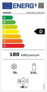 Vestavná kombinovaná chladnička Liebherr ICNSd 5603 Pure NoFrost