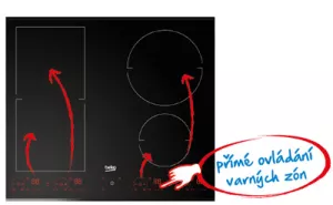 Indukční varná deska BEKO HII64700UFT