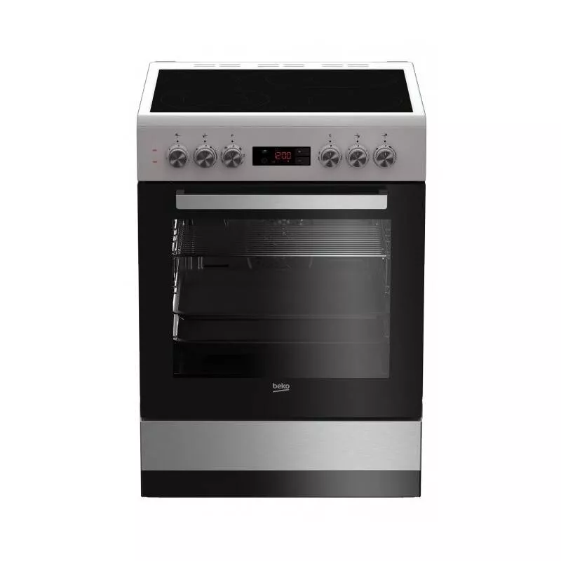 Sklokeramický sporák Beko FSM 67320 GXS nerez