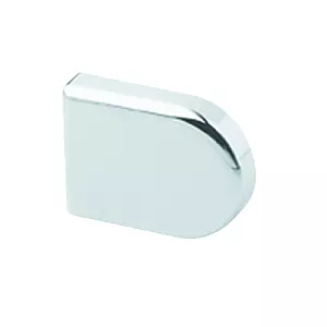 BLUM 84.4120 vnější krytka závěsu, vrtané sklo, tvar "D", lesklý chrom