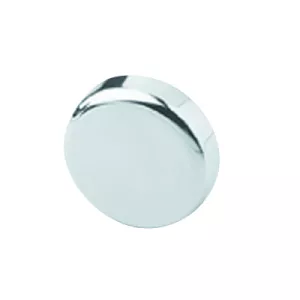 BLUM 84.4140 vnější krytka závěsu, vrtané sklo, tvar "O", lesklý chrom