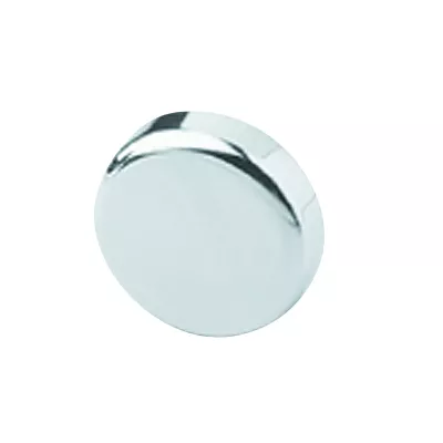 BLUM 84.4140 vnější krytka závěsu, vrtané sklo, tvar "O", lesklý chrom