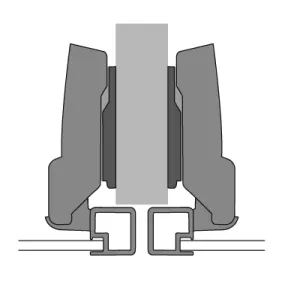 HETTICH 9072528 závěs polonaložený Sensys 8638 alu pružina